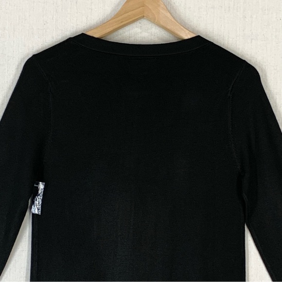 Modcloth~NWT~Women's Charter School Full Button Front Black Sweater‎ Dress~Sz S - Picture 9 of 14
